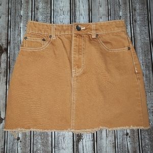 Forever 21 Orange Skirt